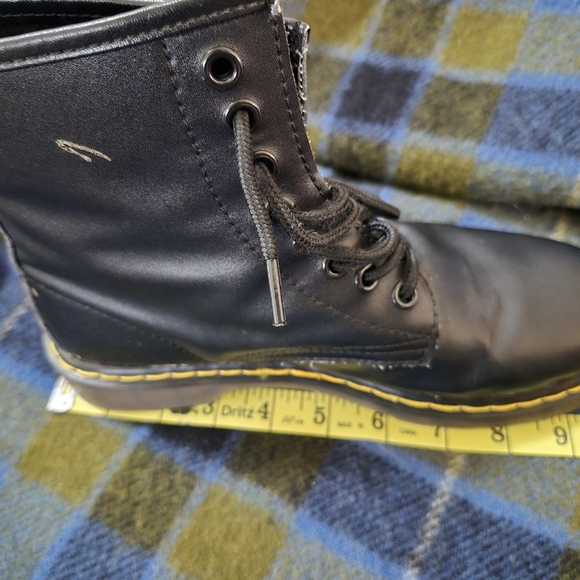 Dr. Martens Black Leather Moto Boots - Picture 8 of 9